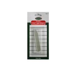 Sullivans Collar Stays, Clear Plastic- 70 Mm X 12 Mm