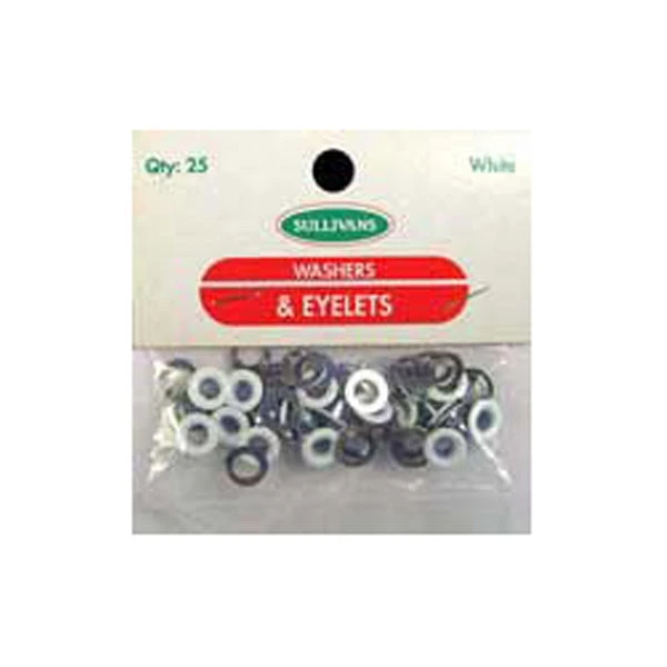 Sullivans Eyelets Small, White- 4 Mm 1 Sullivans Eyelets Small, White- 4 Mm