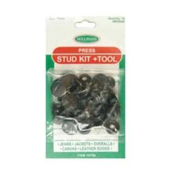 Sullivans Press Stud Kit & Tool, Bronze- 15 Mm