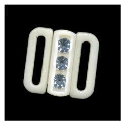 Sullivans Bra Hook Front, Skin Diamonte- 11 Mm