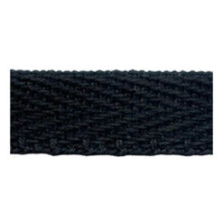Sullivans Webbing Cotton, Black- 15mm