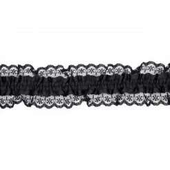 Sullivans Lace Stretch Garter, Black- 45 Mm