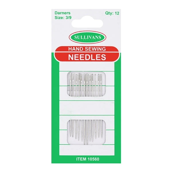 Sullivans Hand Sewing Needles, Darners- Size 3/9 1 Sullivans Hand Sewing Needles, Darners- Size 3/9