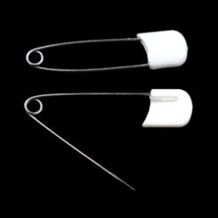 Sullivans Children's Safety Pins, White- 52mm 5 Sullivans Children's Safety Pins, White- 52mm -Sullivans Sales 22261151 02117b