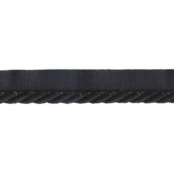 Sullivans Cord Flanged, Black- 5 Mm 1 Sullivans Cord Flanged, Black- 5 Mm