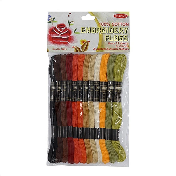 Sullivans Embroidery Floss, Autumn- 8m 1 Sullivans Embroidery Floss, Autumn- 8m