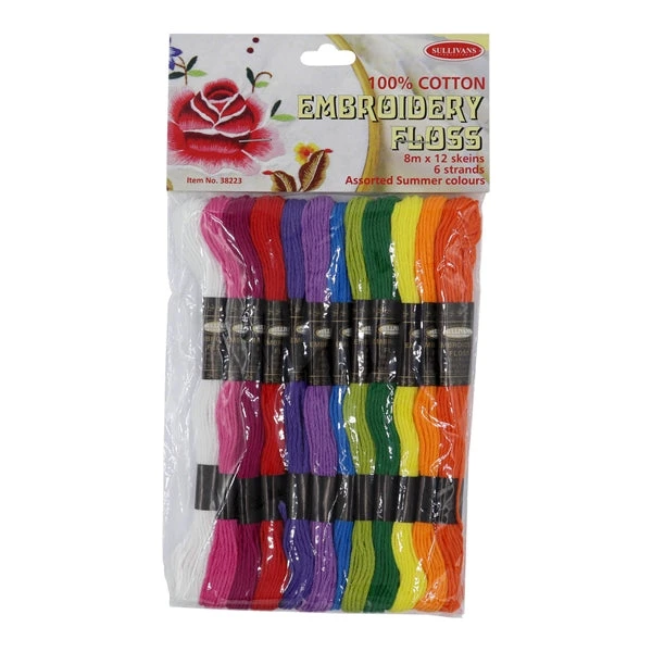 Sullivans Embroidery Floss, Summer- 8m 1 Sullivans Embroidery Floss, Summer- 8m