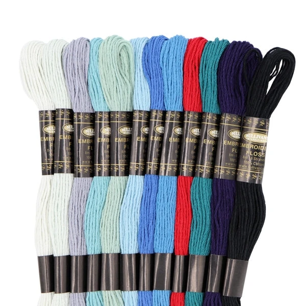 Sullivans Embroidery Floss, Winter- 8m 2 Sullivans Embroidery Floss, Winter- 8m - Image 2