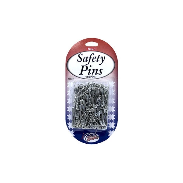 Sullivans Quilters Safety Pins, Silver- Size 1 1 Sullivans Quilters Safety Pins, Silver- Size 1