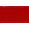 Double Sided Satin Ribbon, Red- 15mm X 4m