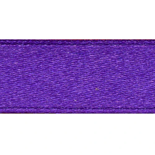 Double Sided Satin Ribbon, Purple- 22mm X 3m 1 Double Sided Satin Ribbon, Purple- 22mm X 3m