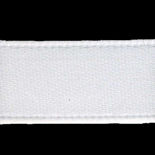 Double Sided Satin Ribbon, White- 22mm X 3m 1 Double Sided Satin Ribbon, White- 22mm X 3m
