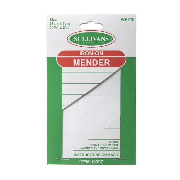 Sullivans Iron On Mender, White 1 Sullivans Iron On Mender, White