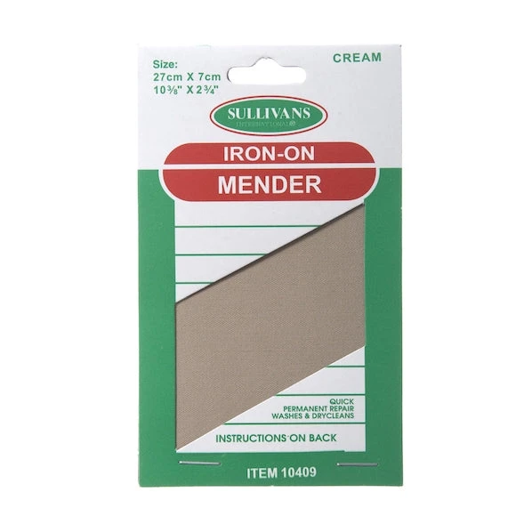 Sullivans Iron On Mender, Cream 1 Sullivans Iron On Mender, Cream