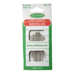 Hand Sewing Needles, Crewel Size 10- 16pk