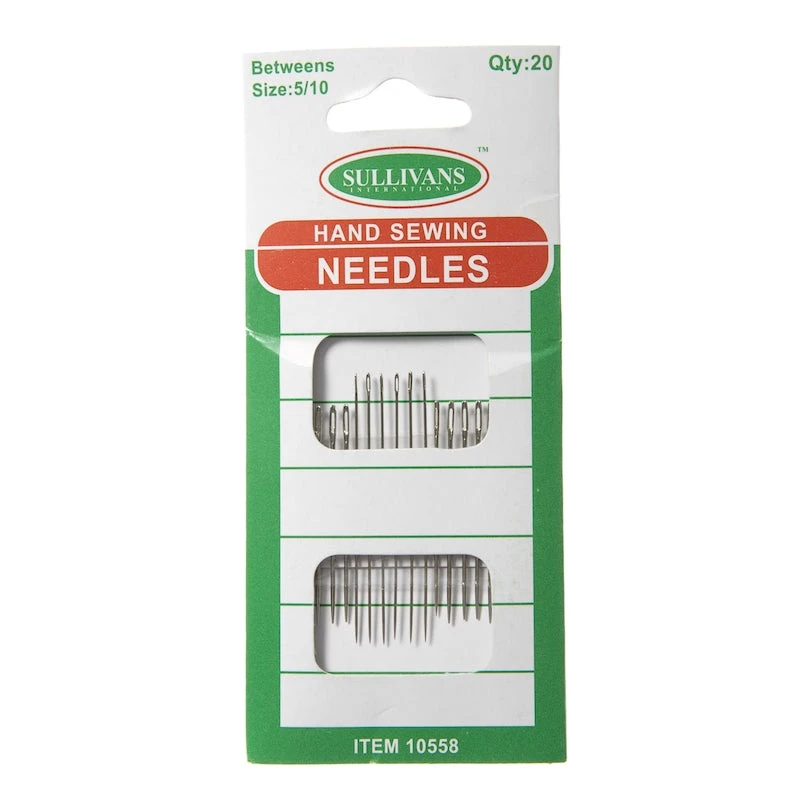 Hand Sewing Needles, Betweens Size 5/10- 20pk 1 Hand Sewing Needles, Betweens Size 5/10- 20pk