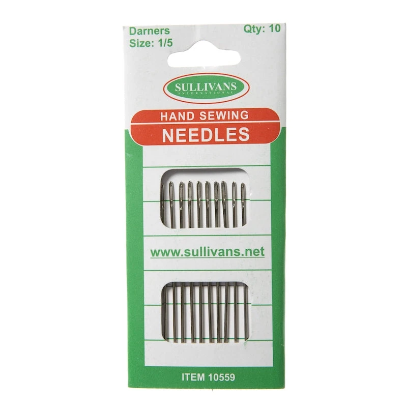 Hand Sewing Needles, Darners Size 1/5- 10pk 1 Hand Sewing Needles, Darners Size 1/5- 10pk
