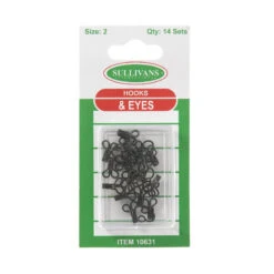 Sullivans Hooks & Eyes, Black- 14 Sets -Sullivans Sales 739301106318 f9a3f337 737a 4ca9 a485 428c264c8697