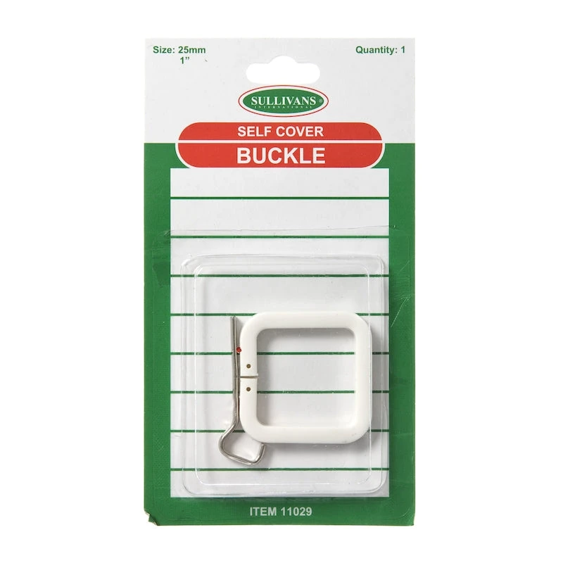 Sullivans Self Cover Buckle- 25mm 1 Sullivans Self Cover Buckle- 25mm