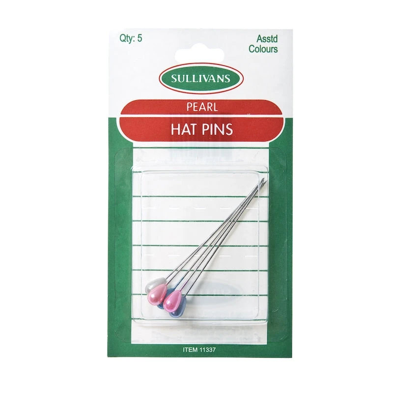 Sullivans Pearl Hat Pins, Assorted- 5pk 1 Sullivans Pearl Hat Pins, Assorted- 5pk