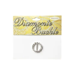 Sullivans Diamante Buckle, Round- 20mm