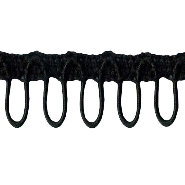 Sullivans Elastic Button Looping, Black- 17 Mm 1 Sullivans Elastic Button Looping, Black- 17 Mm