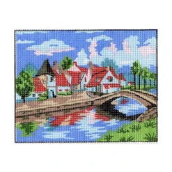 Sullivans Tapestry, Village- 20x25cm