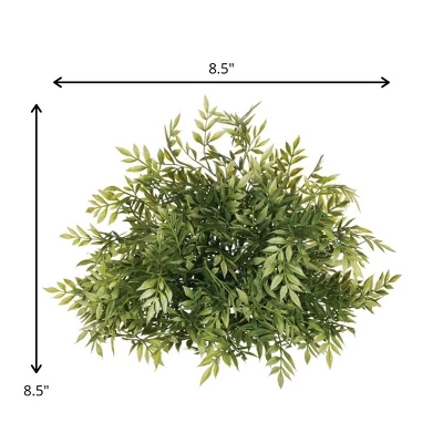 Sullivans Wisteria Half Orb Decorative Filler 7"H Green 3 Sullivans Wisteria Half Orb Decorative Filler 7"H Green - Image 3