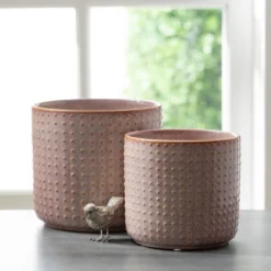 Sullivans Set Of 2 Small Ceramic Planters 6"H & 5"H 9 Sullivans Set Of 2 Small Ceramic Planters 6"H & 5"H -Sullivans Sales GUEST 0f4ba3be f9a7 479d 9c3d 025c7a810725