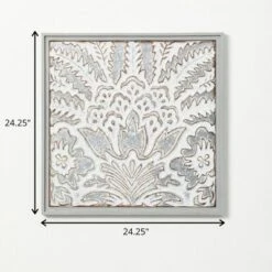 Sullivans Flourish Baroque Wall Art 24.25"H Gray -Sullivans Sales GUEST 135dbdba a390 45e0 b2a6 c329a5390743