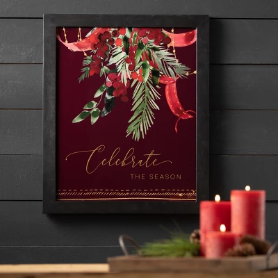 Celebrate Wall Decor Multicolor 24"H Wood 2 Celebrate Wall Decor Multicolor 24"H Wood - Image 2