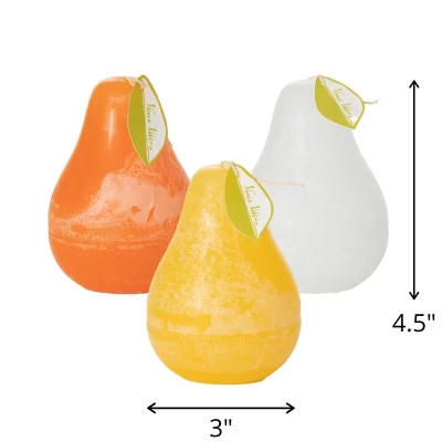 Sunny Pear Candles Kit - Set Of 3 2 Sunny Pear Candles Kit - Set Of 3 - Image 2