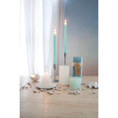 Sea Foam Timber Tapers - Set Of 12 2 Sea Foam Timber Tapers - Set Of 12 - Image 2