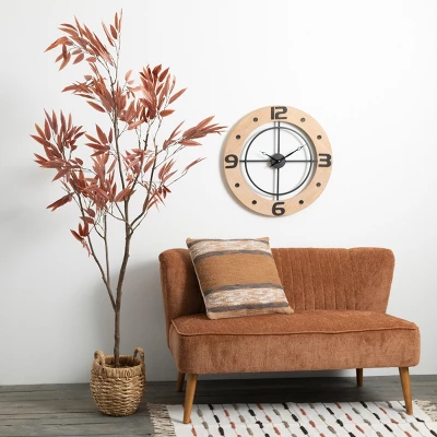 15.75"H Sullivans Chunky Woven Basket Set Of 3, Natural 3 15.75"H Sullivans Chunky Woven Basket Set Of 3, Natural - Image 3