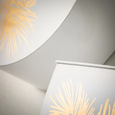 13.5"H And 15.25"H Sullivans Pinecone Wall Pocket - Set Of 2, White 1 13.5"H And 15.25"H Sullivans Pinecone Wall Pocket - Set Of 2, White