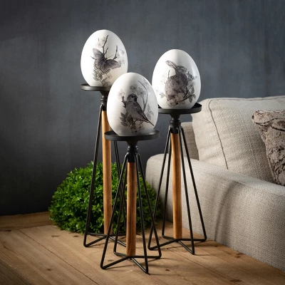 Sullivans Artificial 13" Leafy Foliage Half Orb 12.5"H Green 3 Sullivans Artificial 13" Leafy Foliage Half Orb 12.5"H Green - Image 3