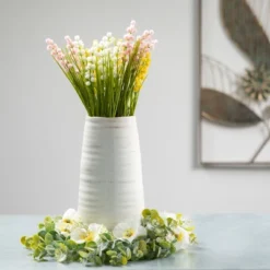 Sullivans Tall Ceramic Vase 11.5"H Off-White -Sullivans Sales GUEST 5e475a65 d7a5 4052 90db a31ff3dd6138