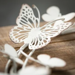 16.25"H Sullivans Ornate Butterfly Wreath Panel, Multicolored