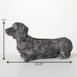 12"H Sullivans Gray Dachshund Planter, Gray 5 12"H Sullivans Gray Dachshund Planter, Gray -Sullivans Sales GUEST 67615fa2 51e4 4126 8423 d6ee21a15870