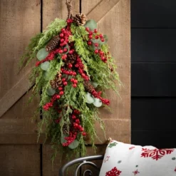 20"H Sullivans Color Snowflake Pillow; White -Sullivans Sales GUEST 7209fdcd 0f62 450e bbb7 285b4fba2264