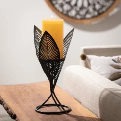 Pale Yellow Pillar Candles - Set Of 2 -Sullivans Sales GUEST 7b66867c 4574 4977 becb c1e1cf12e149