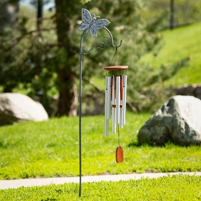 45.75"H Sullivans Insect And Bird Yard Stakes Set Of 3, Gray 2 45.75"H Sullivans Insect And Bird Yard Stakes Set Of 3, Gray - Image 2