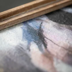 24.5"H Sullivans Wood Framed Horse Wall Decor, Multicolor