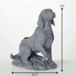 19"H Sullivans Gray Irish Setter Planter, Brown 5 19"H Sullivans Gray Irish Setter Planter, Brown -Sullivans Sales GUEST 8850c3b0 6a2b 4615 86e3 981bb2859530