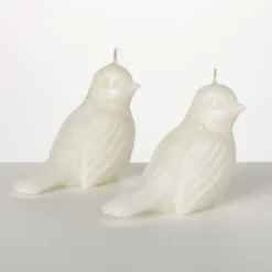 3.5"H Sullivans White Bird Candle - Set Of 2, White 5 3.5"H Sullivans White Bird Candle - Set Of 2, White -Sullivans Sales GUEST a4d355fc 9d27 4d75 b76c 31e1f084b70f