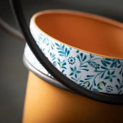 Sullivans Hanging Metal Ring Metal Planter 14.5"H Brown