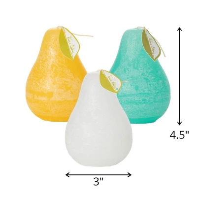 Boardwalk Pear Candles Kit - Set Of 3 2 Boardwalk Pear Candles Kit - Set Of 3 - Image 2