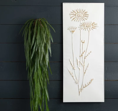 Sullivans Gold-Brushed Botanical Panels Set Of 2, 29.5"H Multicolored 2 Sullivans Gold-Brushed Botanical Panels Set Of 2, 29.5"H Multicolored - Image 2