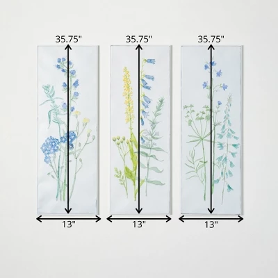 Sullivans Herb Inspired Wall Panel Set Of 3, 35.75"H Multicolored 3 Sullivans Herb Inspired Wall Panel Set Of 3, 35.75"H Multicolored - Image 3