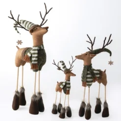 Sullivans Set Of 3 Standing Deer Figurines 37"H, 32"H & 23"H Brown -Sullivans Sales GUEST be71f516 b6ba 48f3 b6be e39fbfd1f557